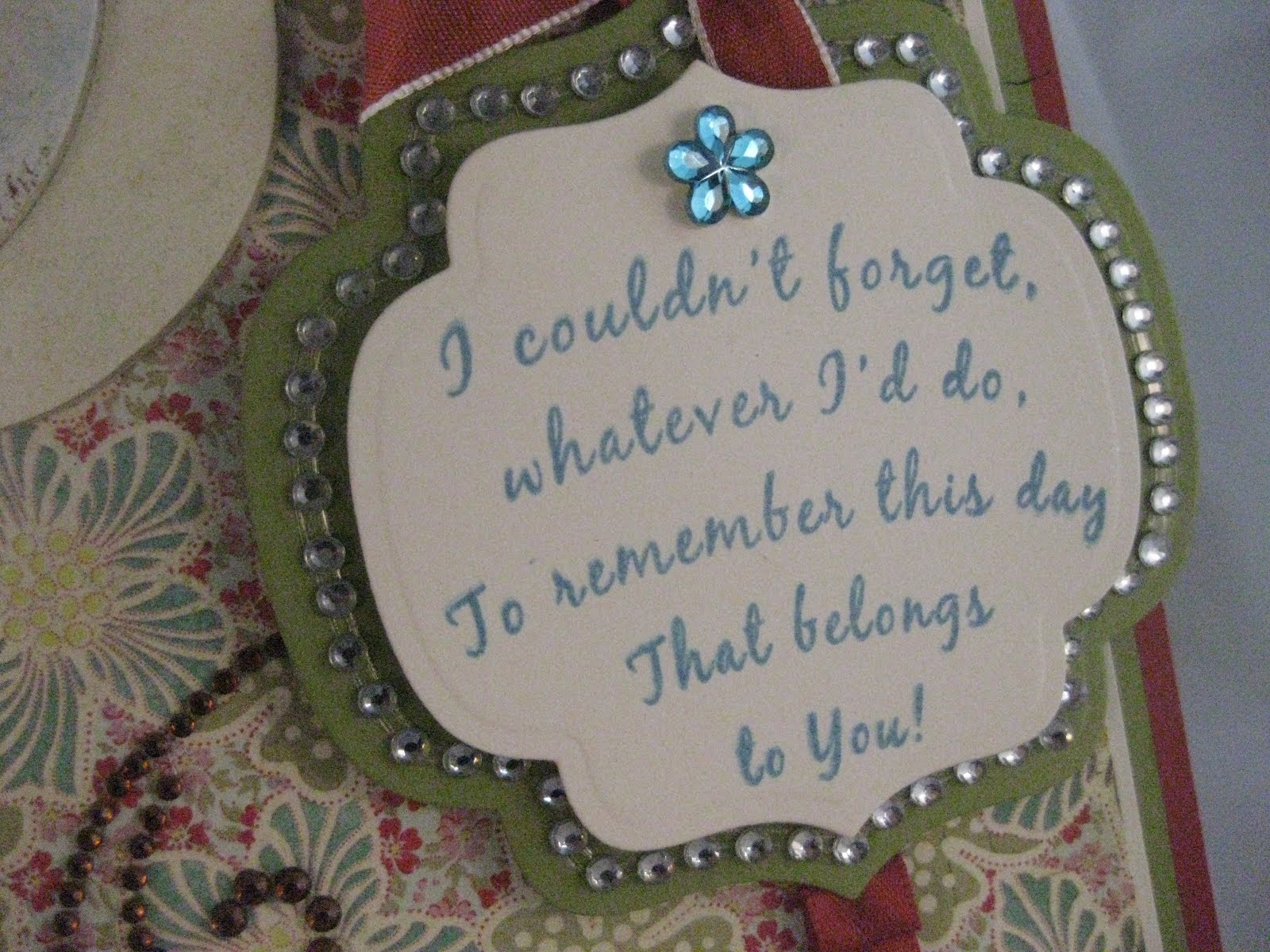 My Little Somethings Birthday Remembrance