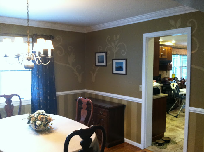 Connie's elegant dining room