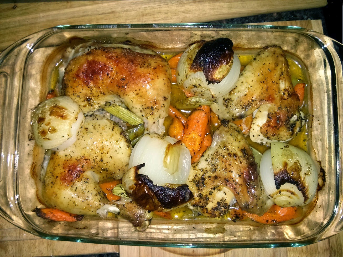Oven roasted chcicken