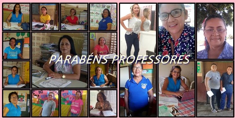 PARABÉNS PROFESSORES!!!