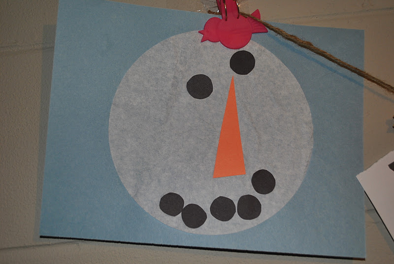 The Iowa Farmer's Wife Coffee Filter Snowman