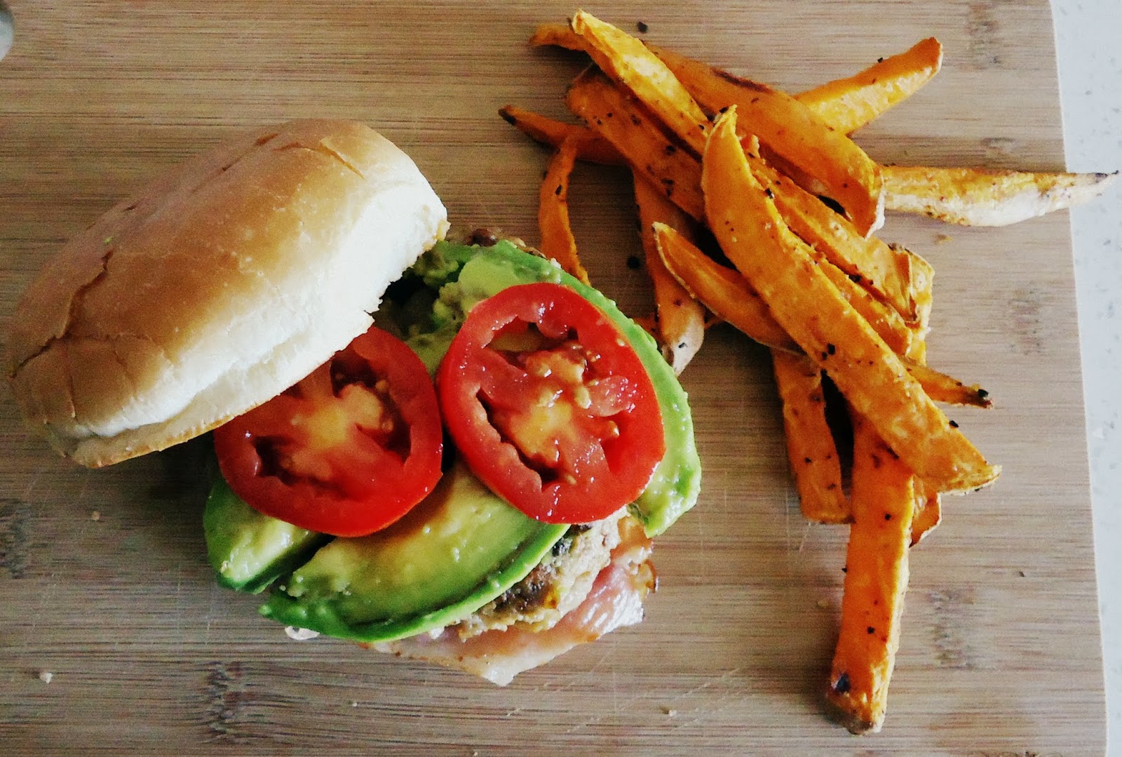 Foodie & Fabulous Avocado and Prosciutto Turkey Burgers with Baked