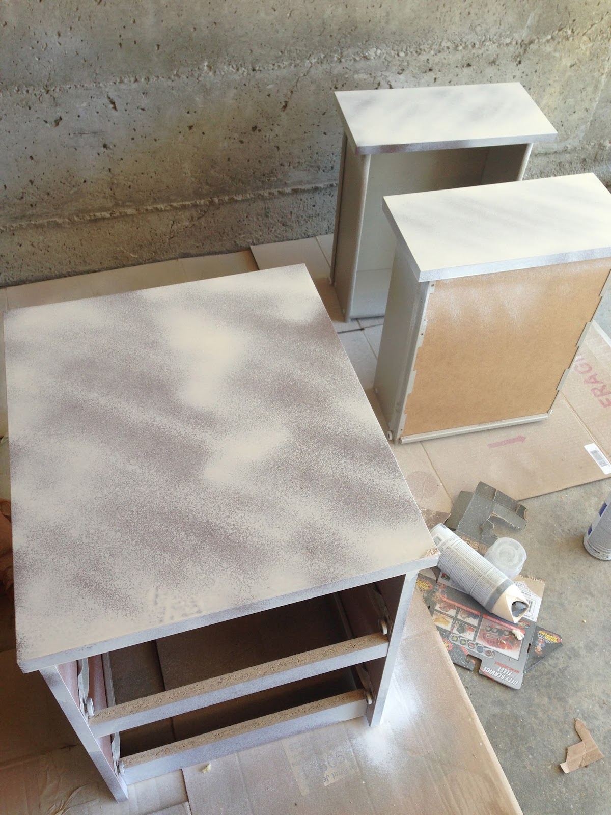 Forever and Always how to antique ikea crap.