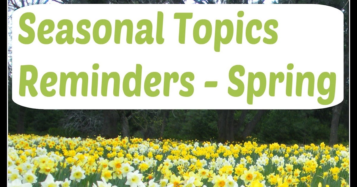 Handbook of Nature Study YearLong Nature Study Reminders Spring