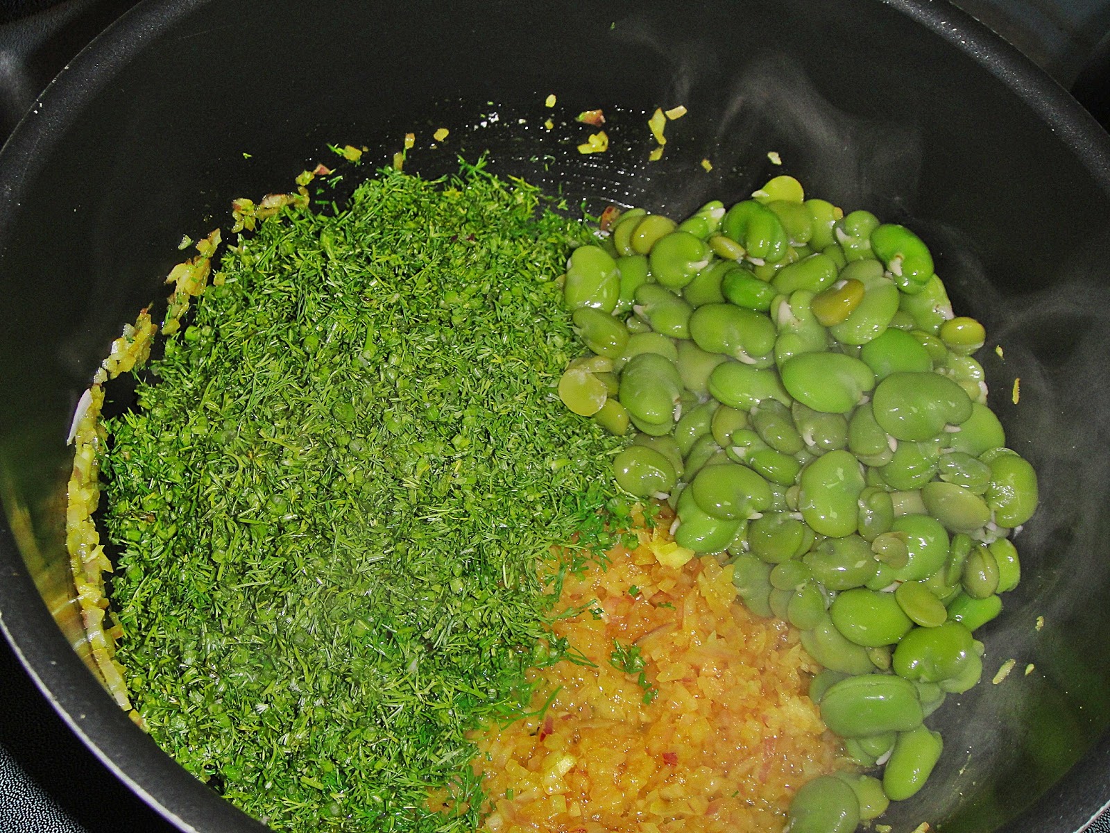 Maryam's Culinary Wonders 335. Broad Bean Dill Rice Pilaf