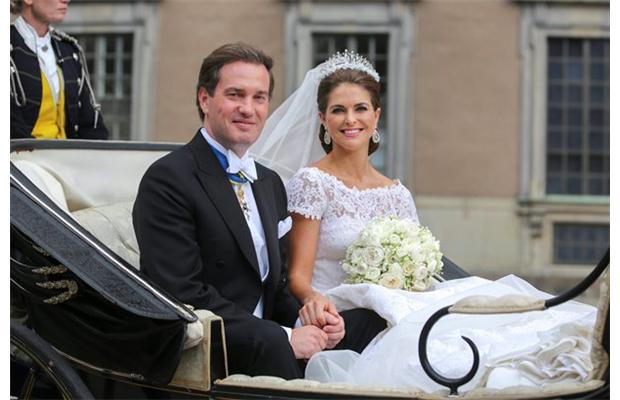 Princess Madeleine of Sweden couple