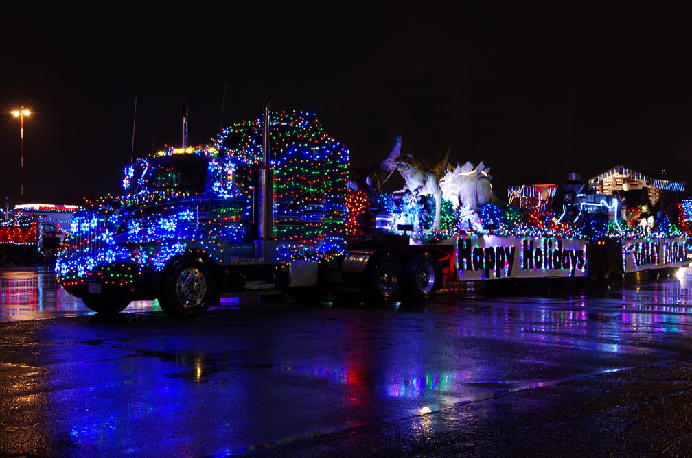 Lenses and Wheels Christmas Light Truck Parade 2012