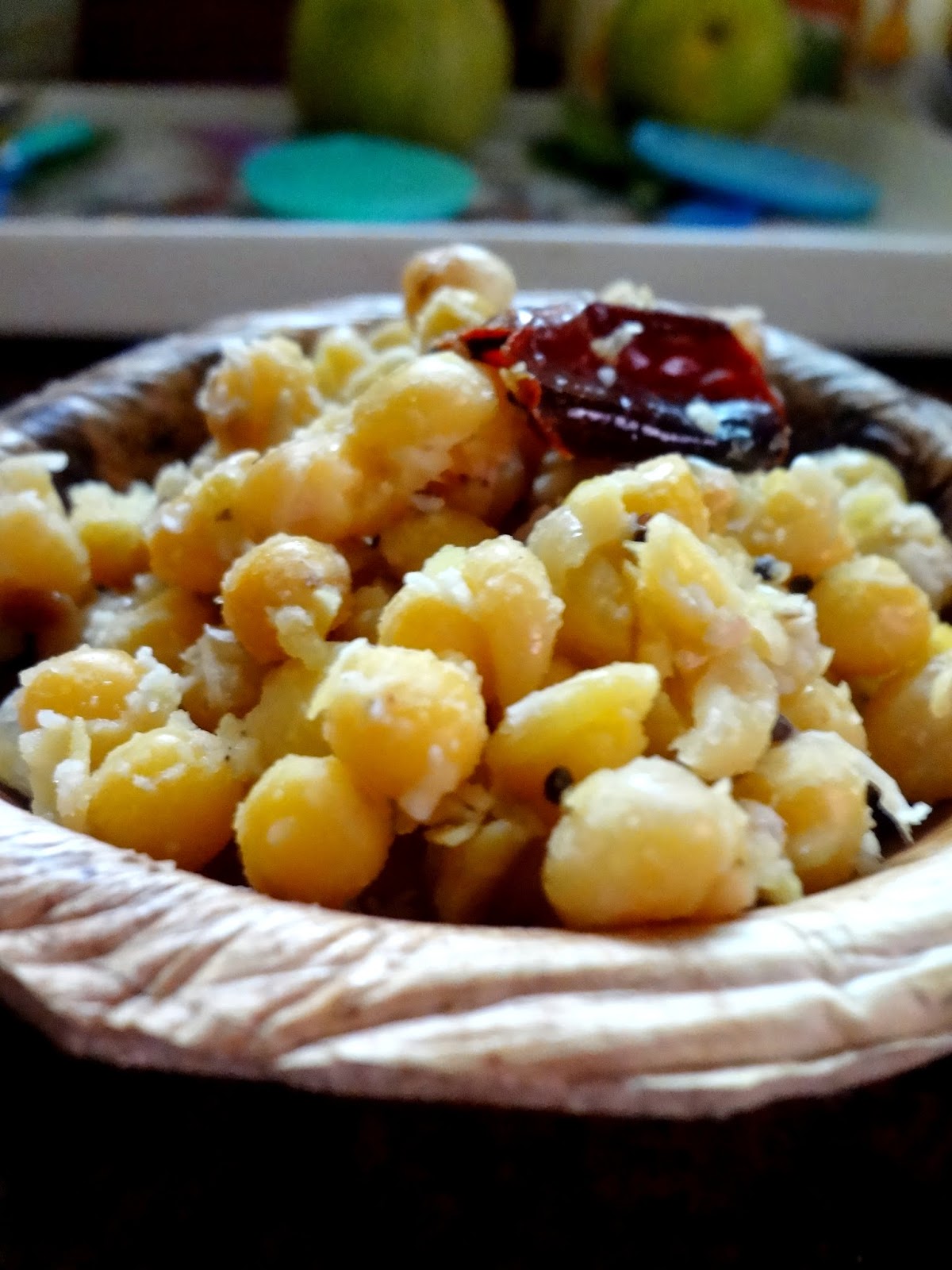 வெள்ளை பட்டாணி சுண்டல் White Peas Sundal Recipe in Tamil