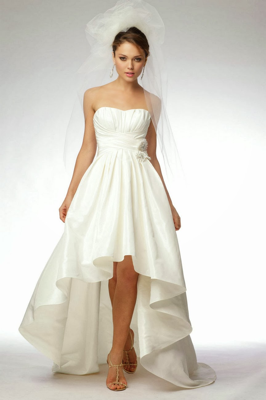 Strapless Vestidos Elegantes Vestidos Cortos Adelante Y Largos