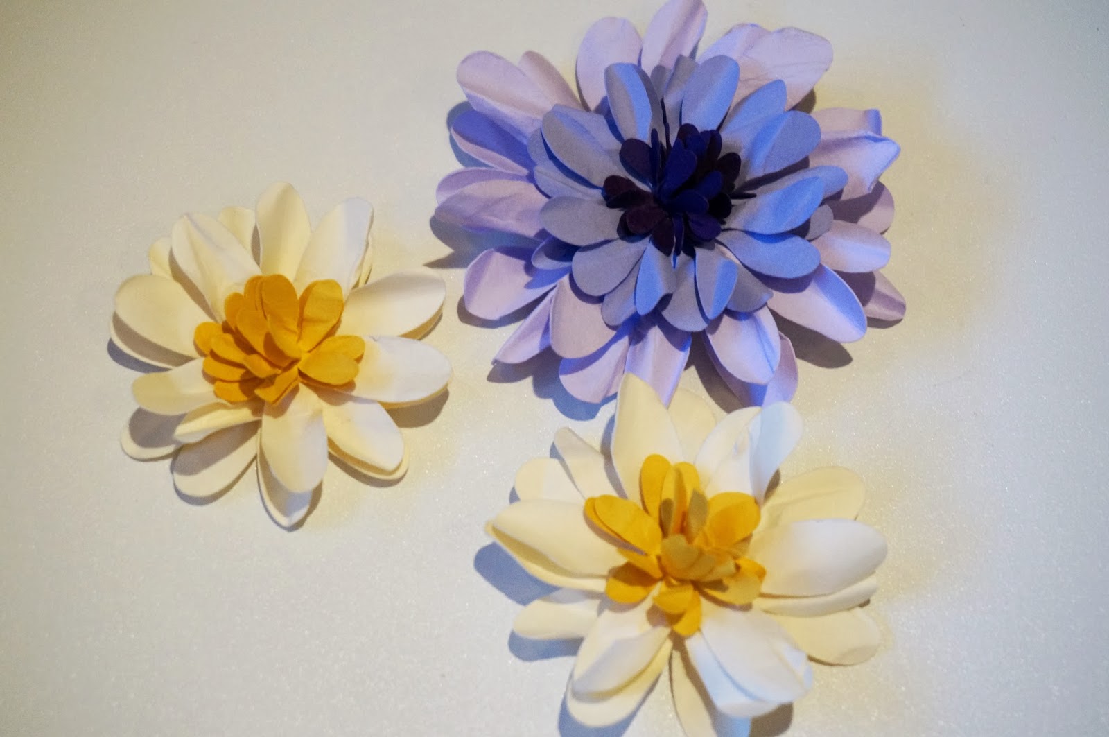 Cats On The Homestead Paper Flowers for Cards, Scrapbooks, Decor and More