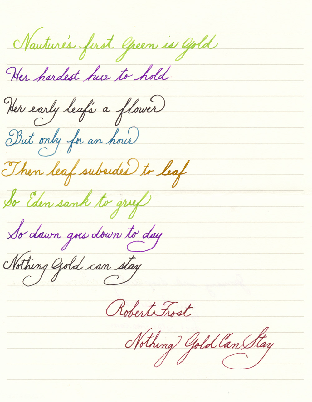 Calligraphy Southscribes Inc Spencerian Workshop Report