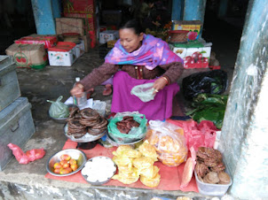 Breakfast at Moirang after a early morning shared taxi journey from Imphal.