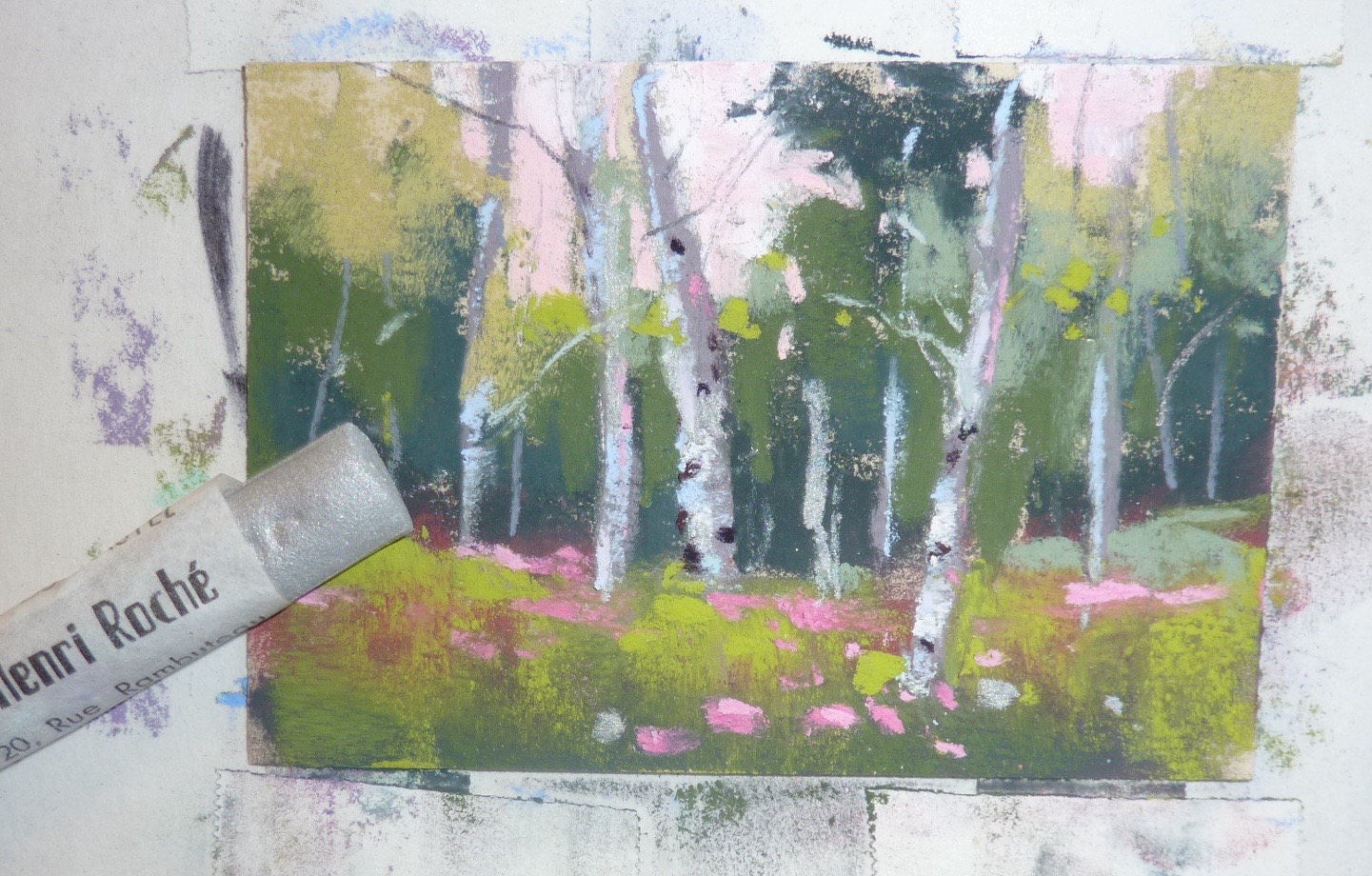 Painting My World Adding a Metallic Touch...with Henri Roche Pastels