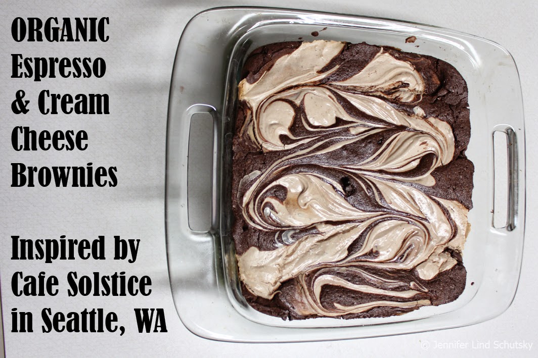 D.I.Y. Cupcake Organic Espresso & Cream Cheese Brownies {inspired by