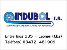 INDUBOL AUSPICIA LA VIDRIERA