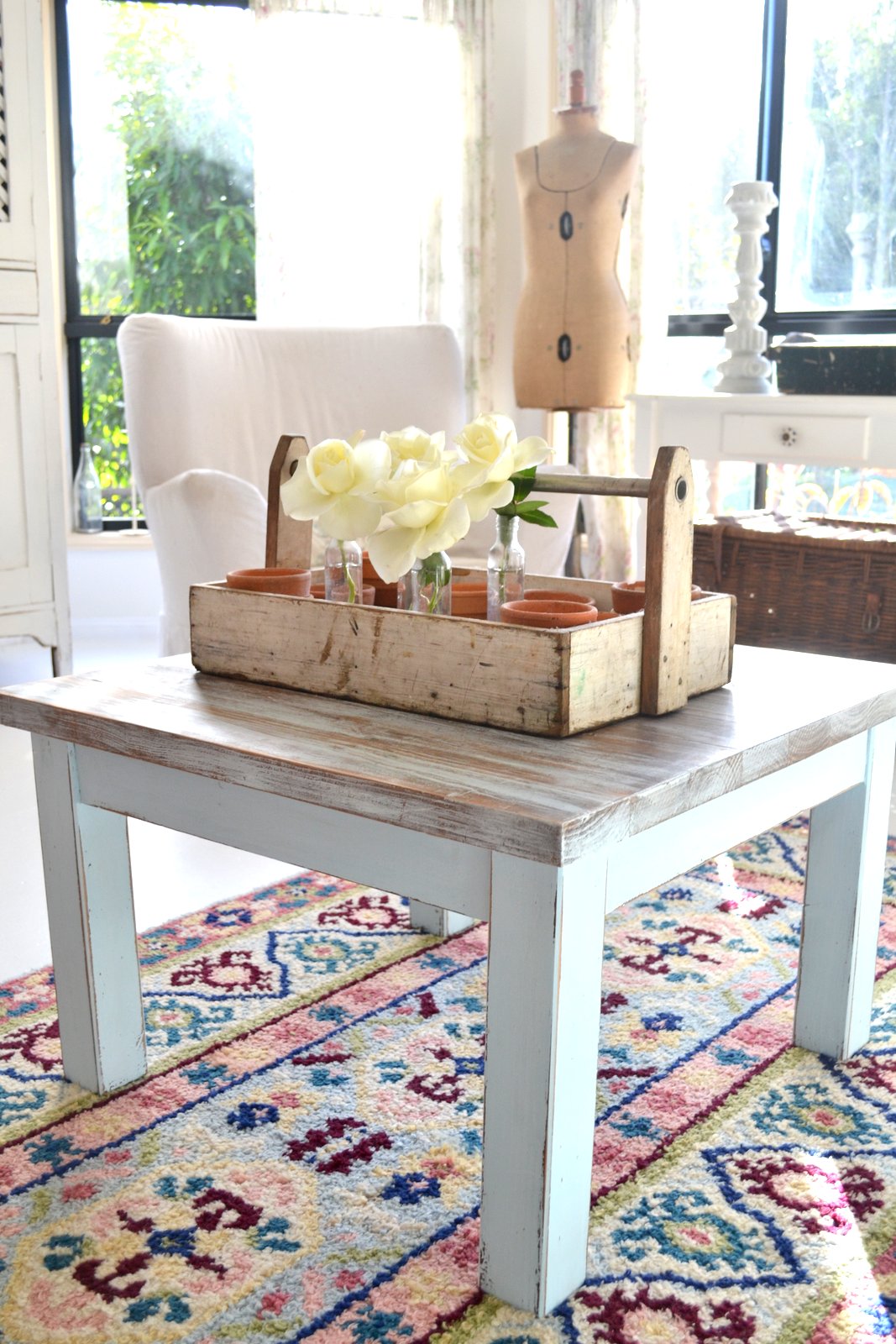 Beach House Coffee Table Paint Me White