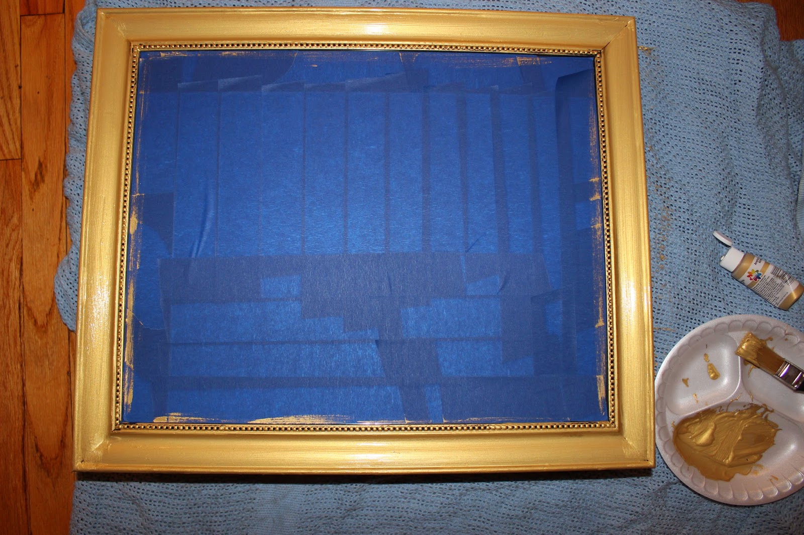 DIY Gold Mirror Frame — Patty's Kloset