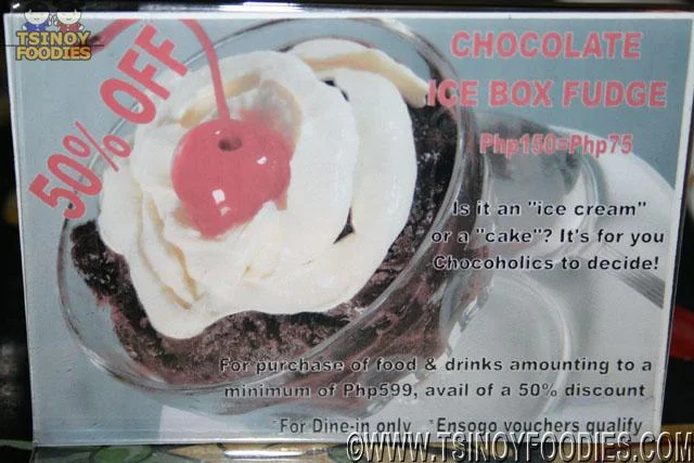 chocolate ice fudge promo chocolate ice fudge promo