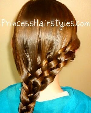 Easter Hairstyles, The Basket Weave Braid  Hairstyles For Girls - Princess  Hairstyles
