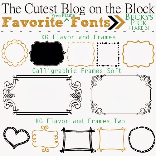 2 MOMS TALK Cute Free Frame Fonts!