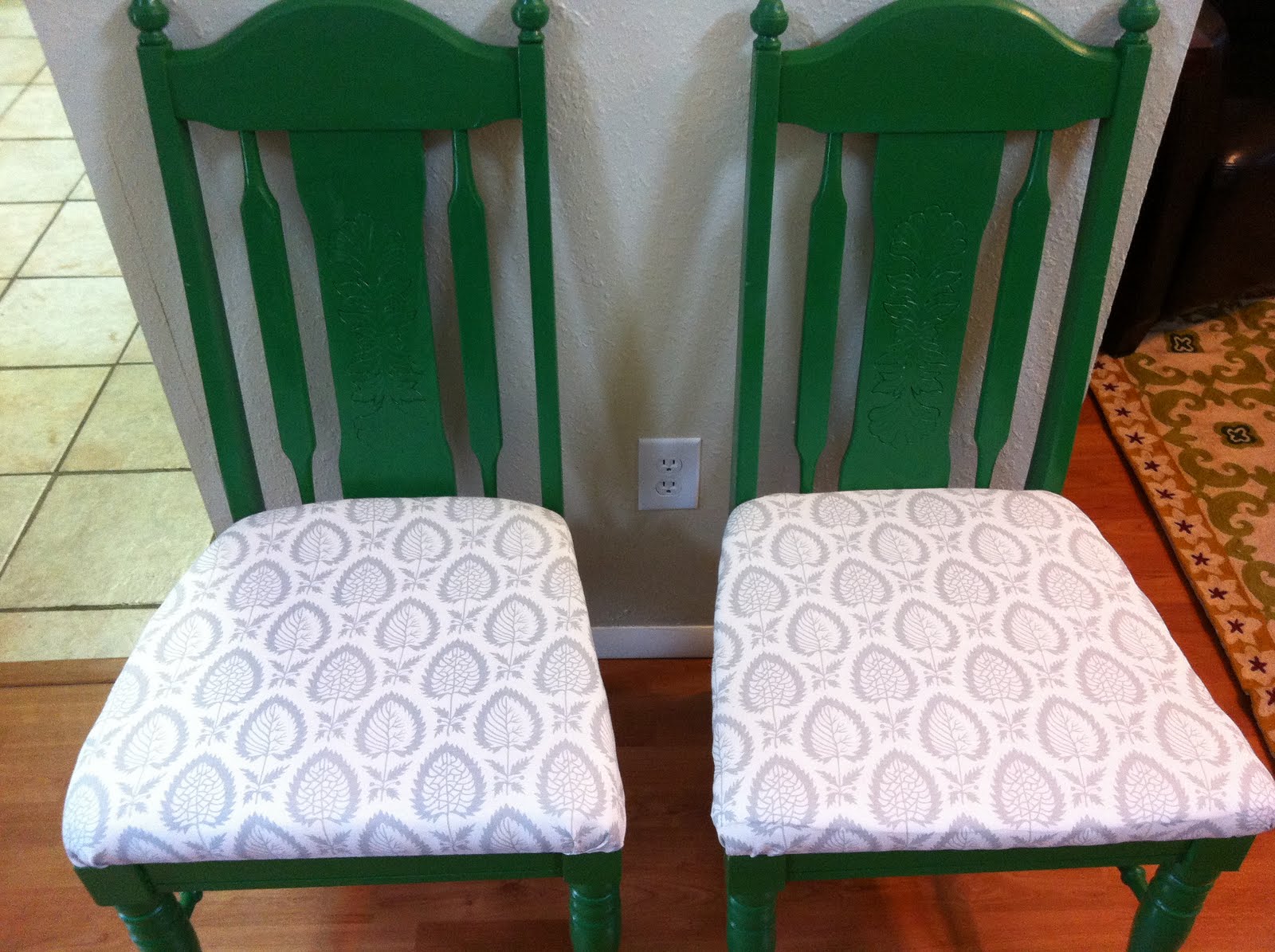 Before and After Dining Room Chairs The Cream to My Coffee