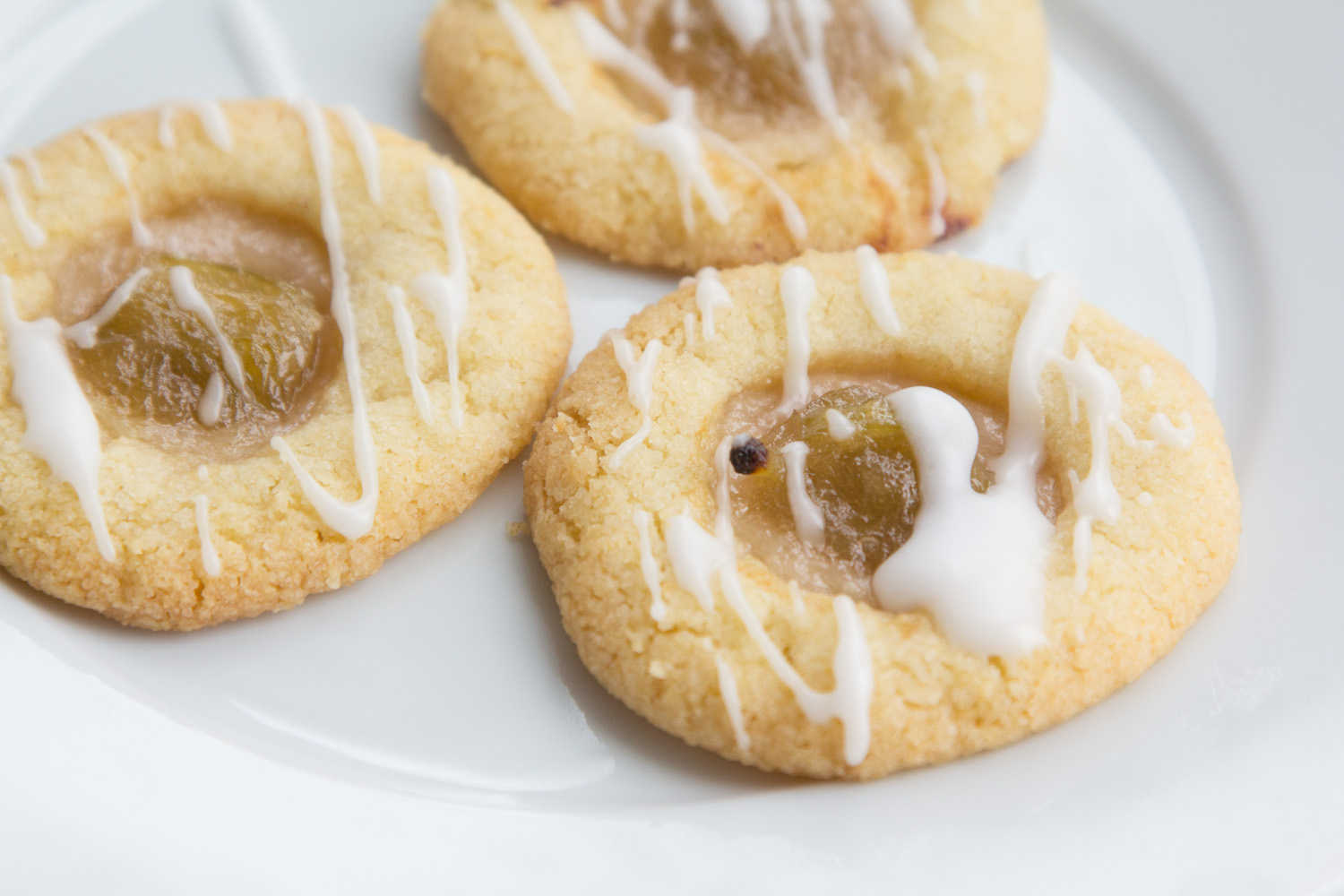 Hovkonditorn Rhubarb Almond Shortbread Cookies