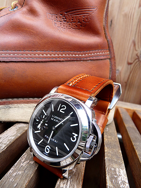 Panerai and Red Wings neat custom strap (With images