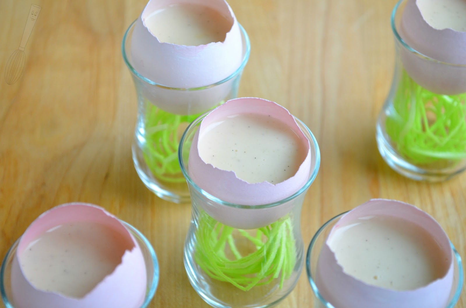 Panna Cotta in Egg Shells (vegetarian) Searching for Dessert