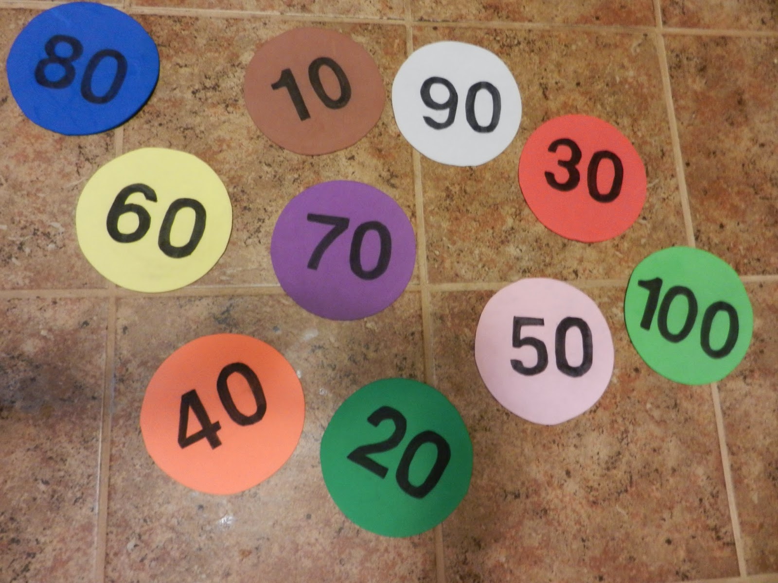 Music and Spanish Fun Make you own number mats.