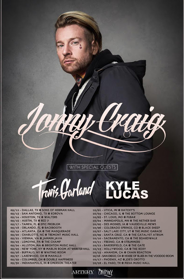 Jonny Craig Announces Solo Tour NataliezWorld
