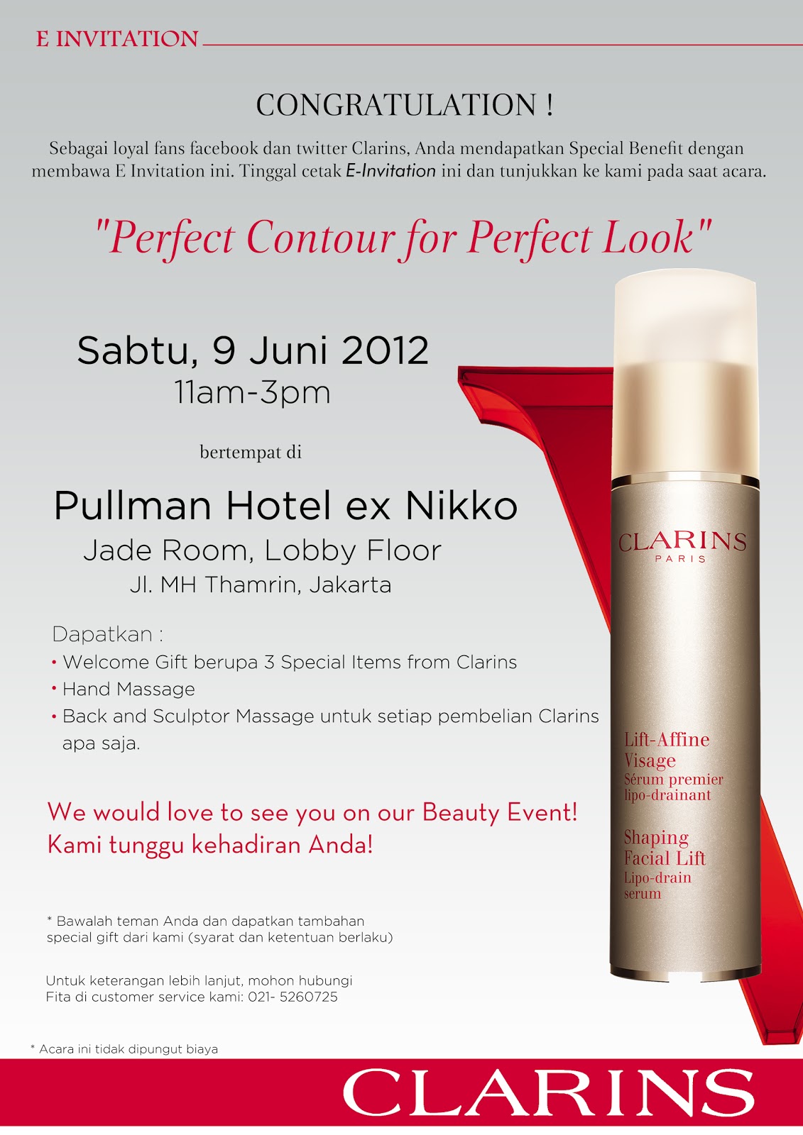 Event: Clarins "Perfect Contour for Perfect Look" - Two Thousand Things