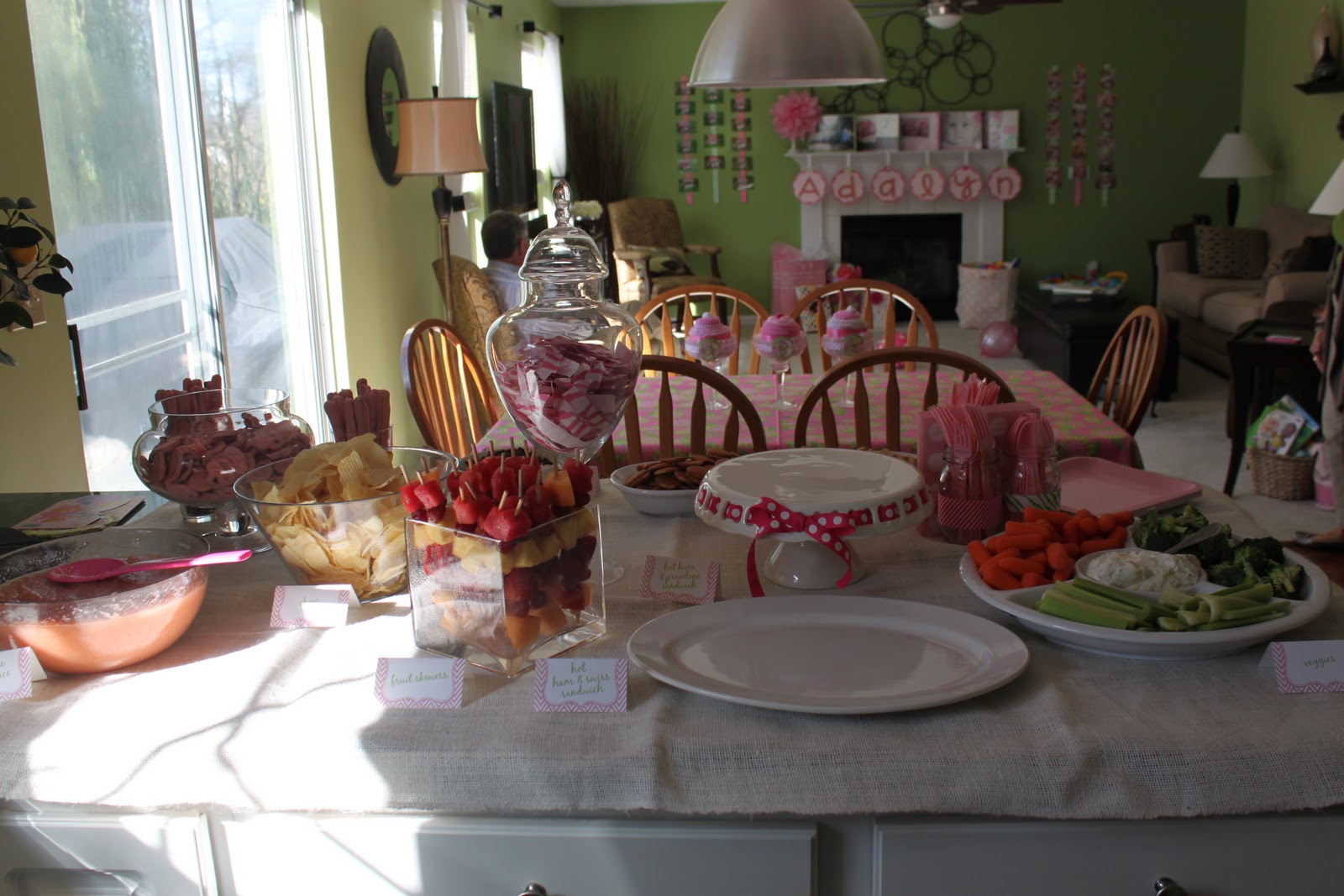 Sugar and Spice...: Adalyn's Birthday Party - Decorations & Food