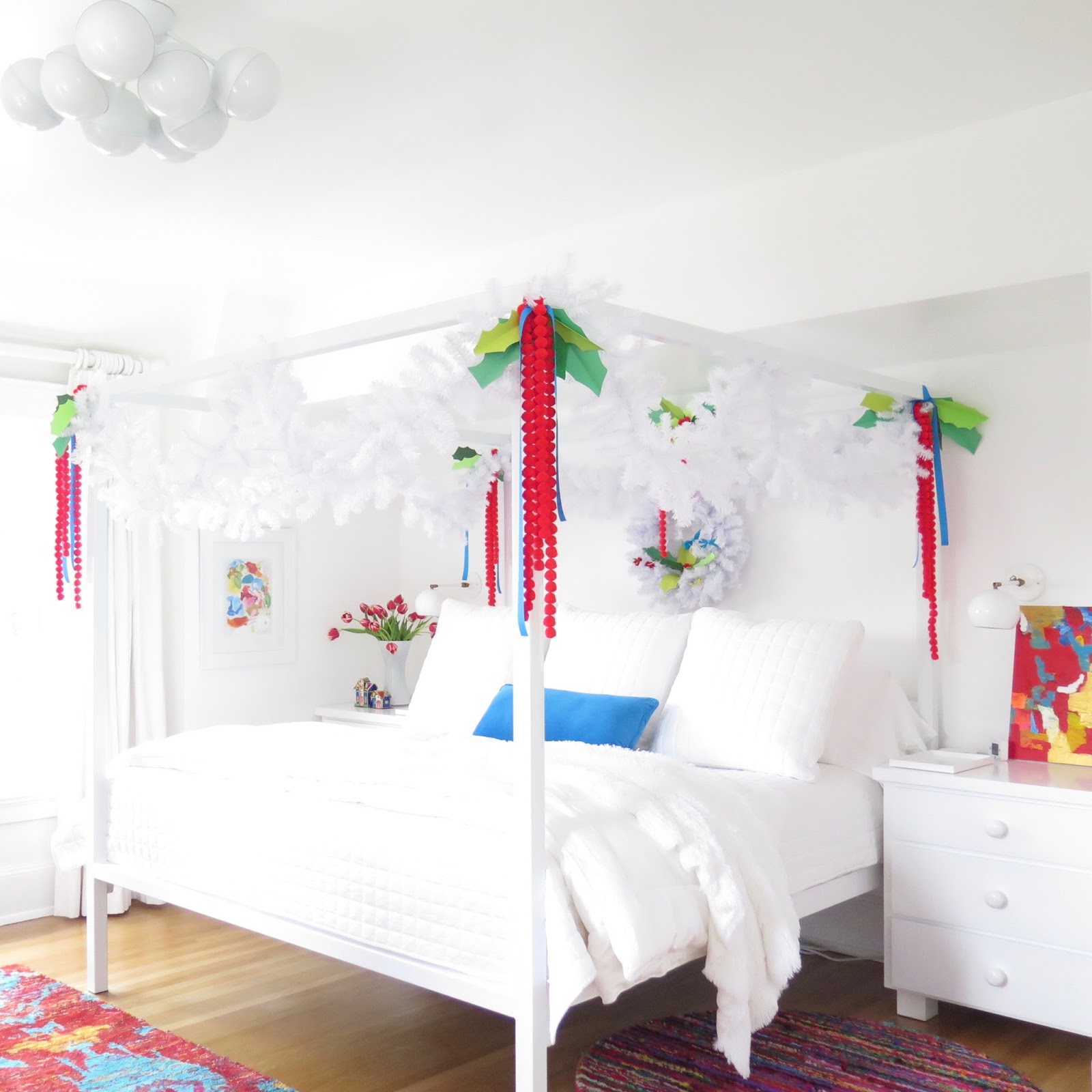 Our christmas bedroom everyday plaid: camas christmas…master bedroom…