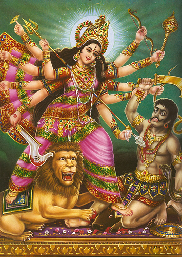 Picture of Goddess Durga Maa - Hindu Mother Goddess of Universe