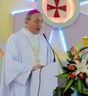Đức TGM Leopoldo Girelli dâng thánh lễ tại nhà thờ Vinh Lưu