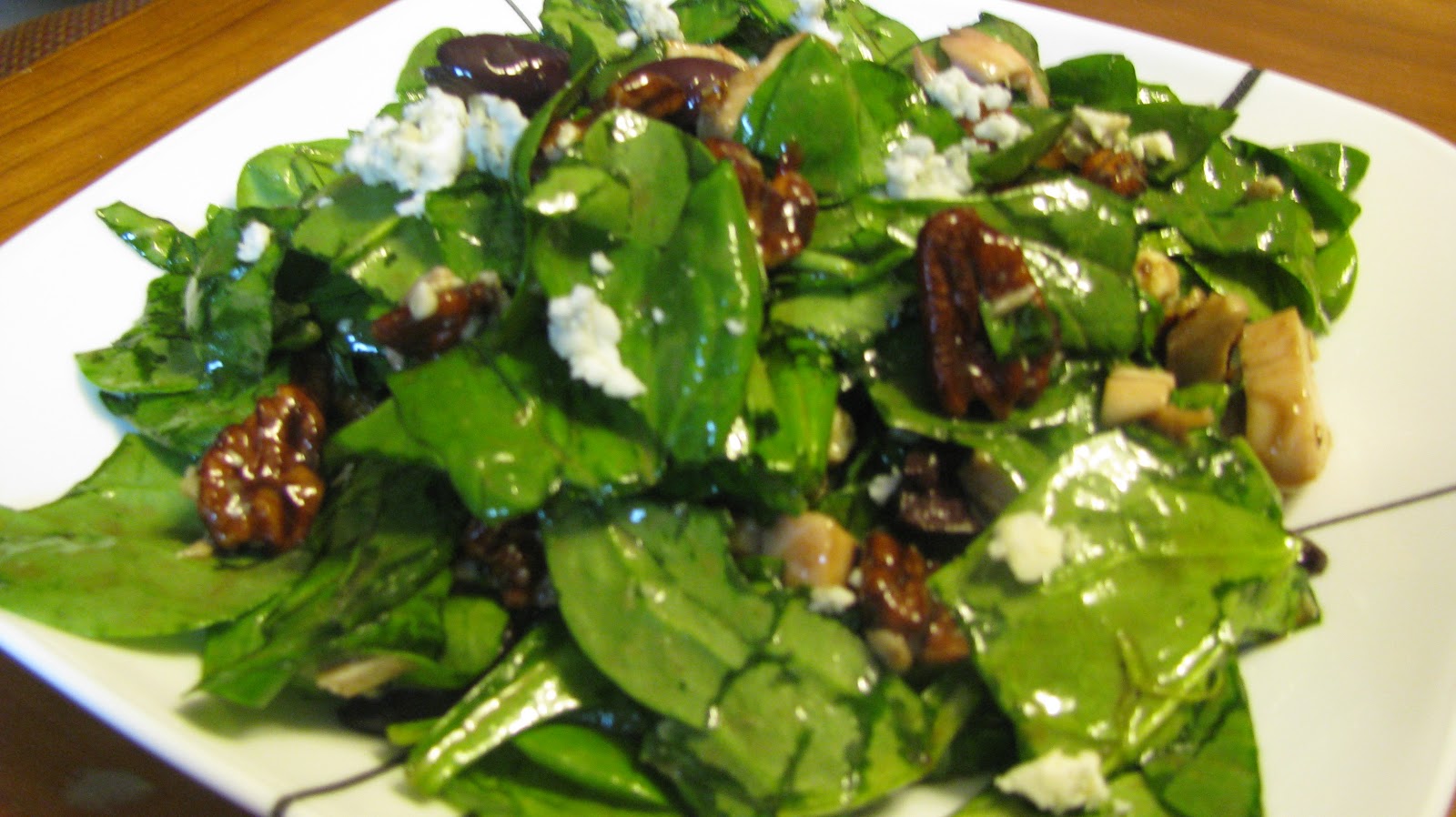 Chez Helene Cookbook Pepper Jelly Spinach Salad