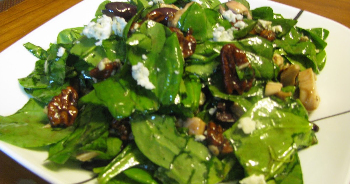 Chez Helene Cookbook Pepper Jelly Spinach Salad