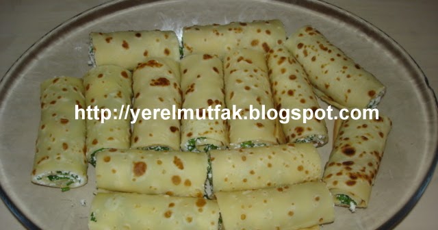 MUTFAĞIMDAN TAŞANLAR PEYNİRLİ RULO KREPLER