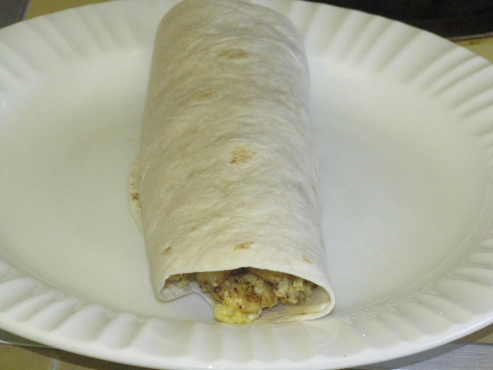 Shamrocks and Shenanigans Bacon, Egg & Potato Burritos