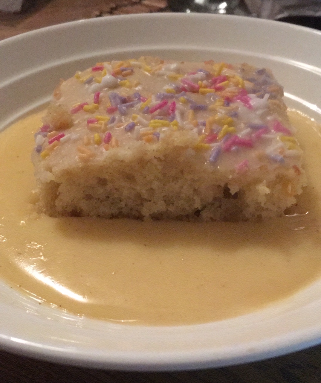 Baby + Cham Old school sprinkle cake!