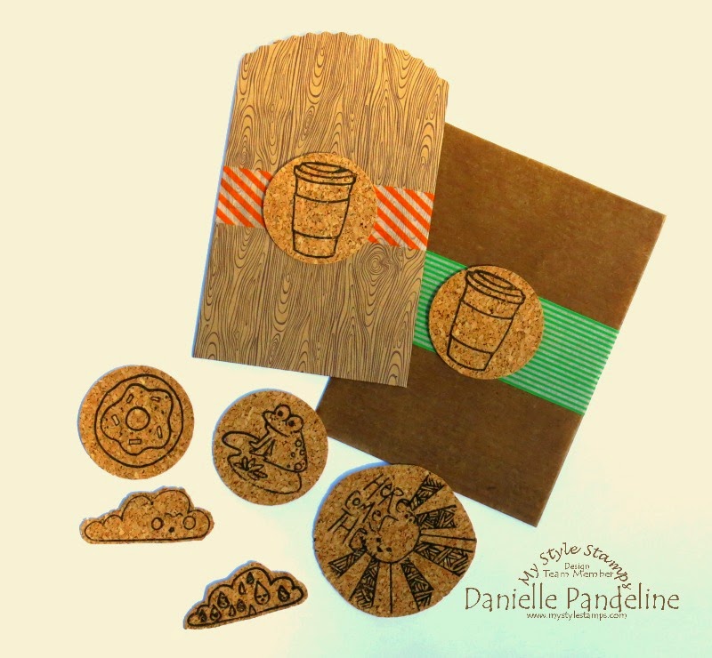 GirlRacer Scrap Handmade Cork Embellishments featuring My Style Stamps