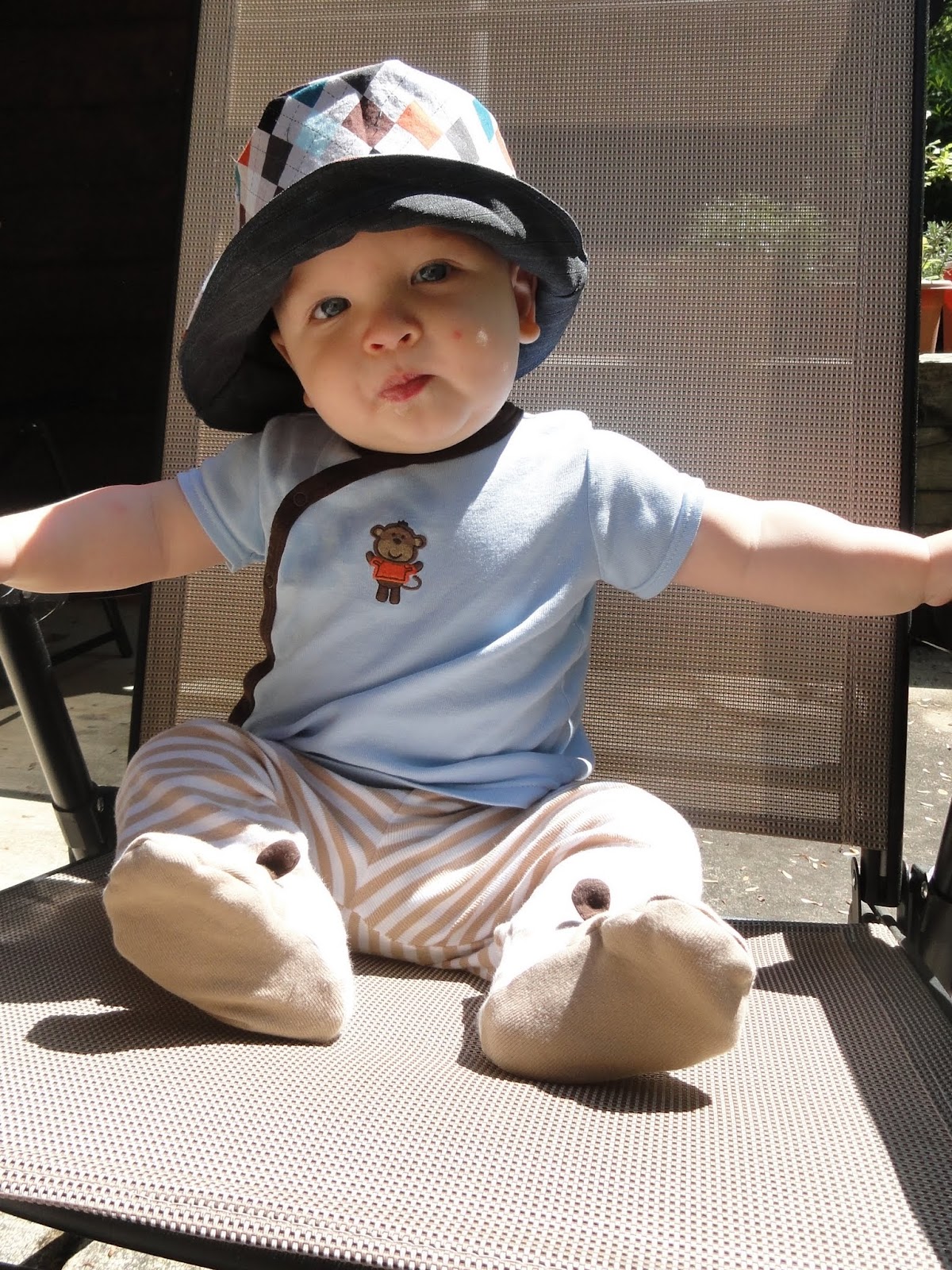 Reversible Toddler Bucket Hat for Baby G! DIY Danielle