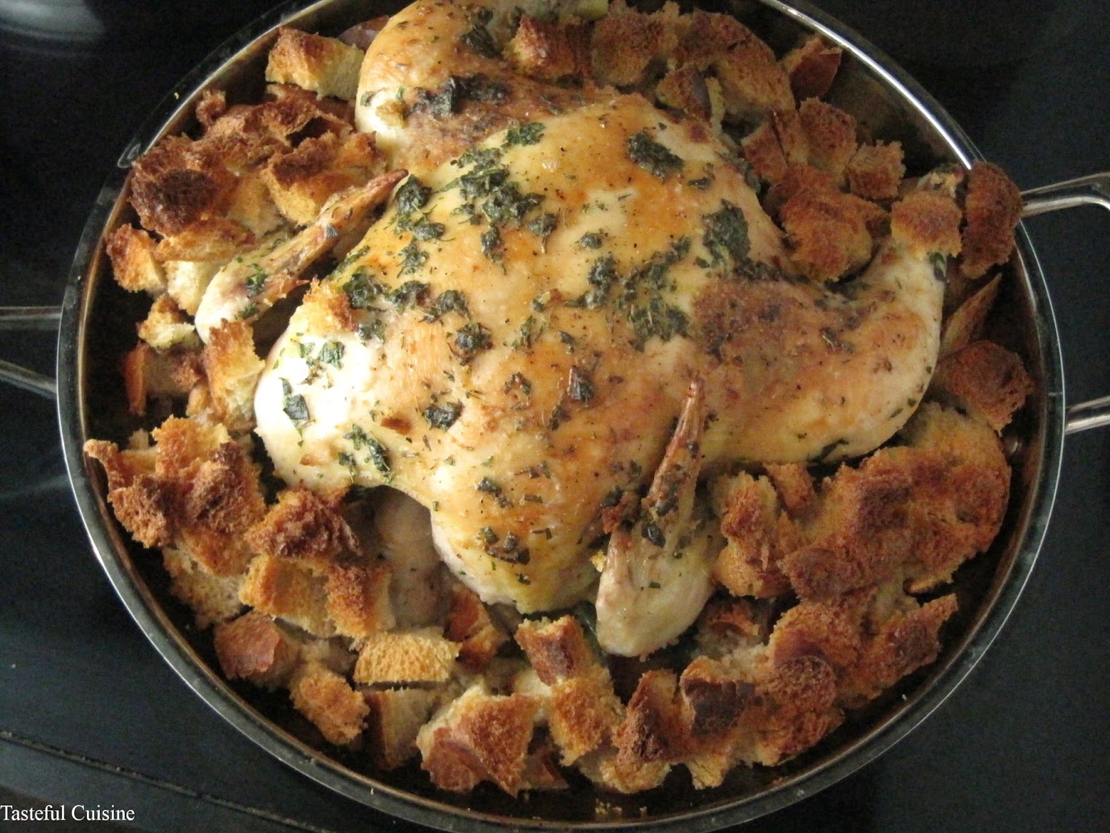 Tasteful Cuisine SkilletRoasted Chicken and Stuffing