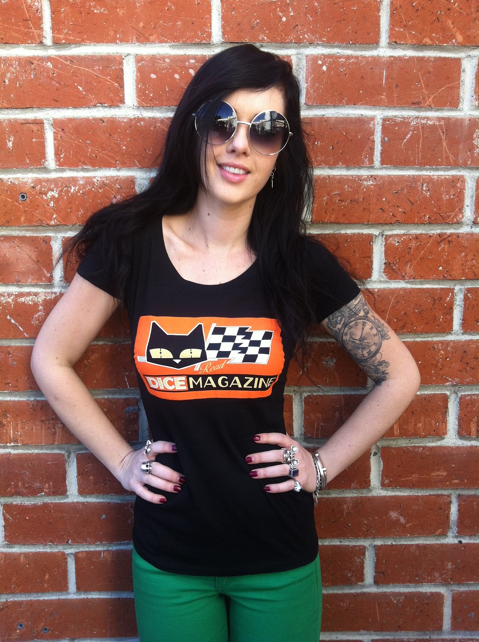 DicE Magazine A New Trucker Hat & A New Girls T Shirt.