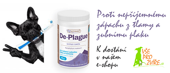 De-Plaque 50g - odstraní zápach z tlamy u vašeho psa