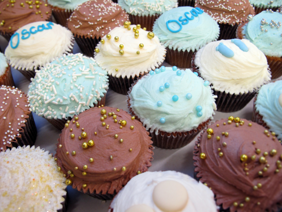 Baby boy Christening cupcakes Crumbs & Doilies News