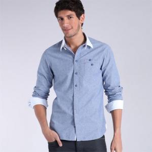 camisas de dos colores para hombres