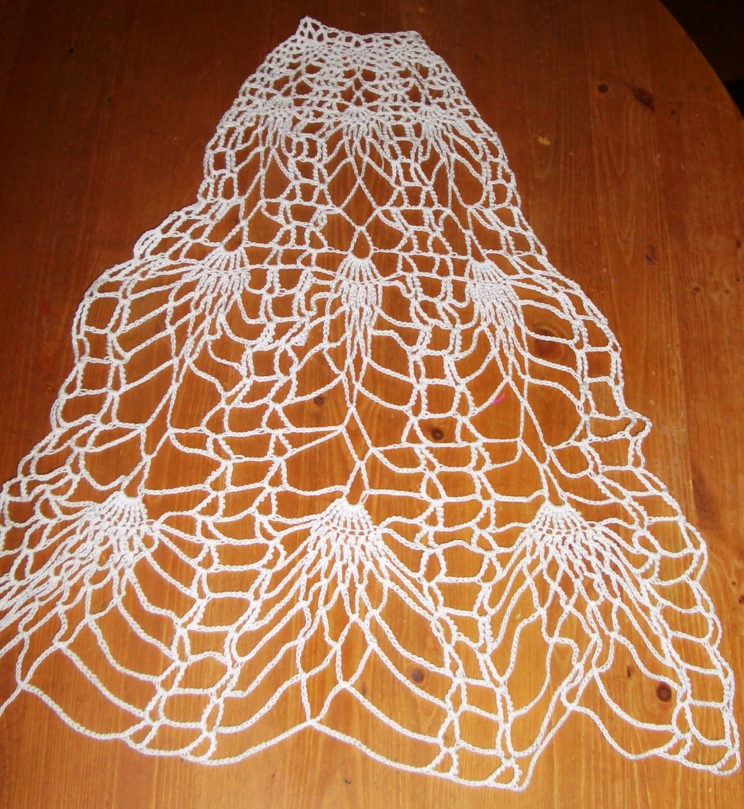 Crochet Parfait Pineapple Wedding Veil