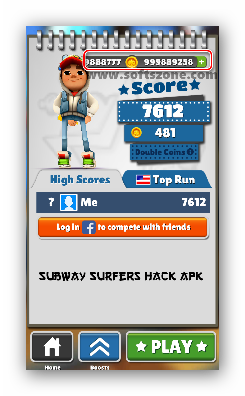 Subway Surfers 1.49.2 apk Modded Hawaii Unlimited Keys Coins Hack