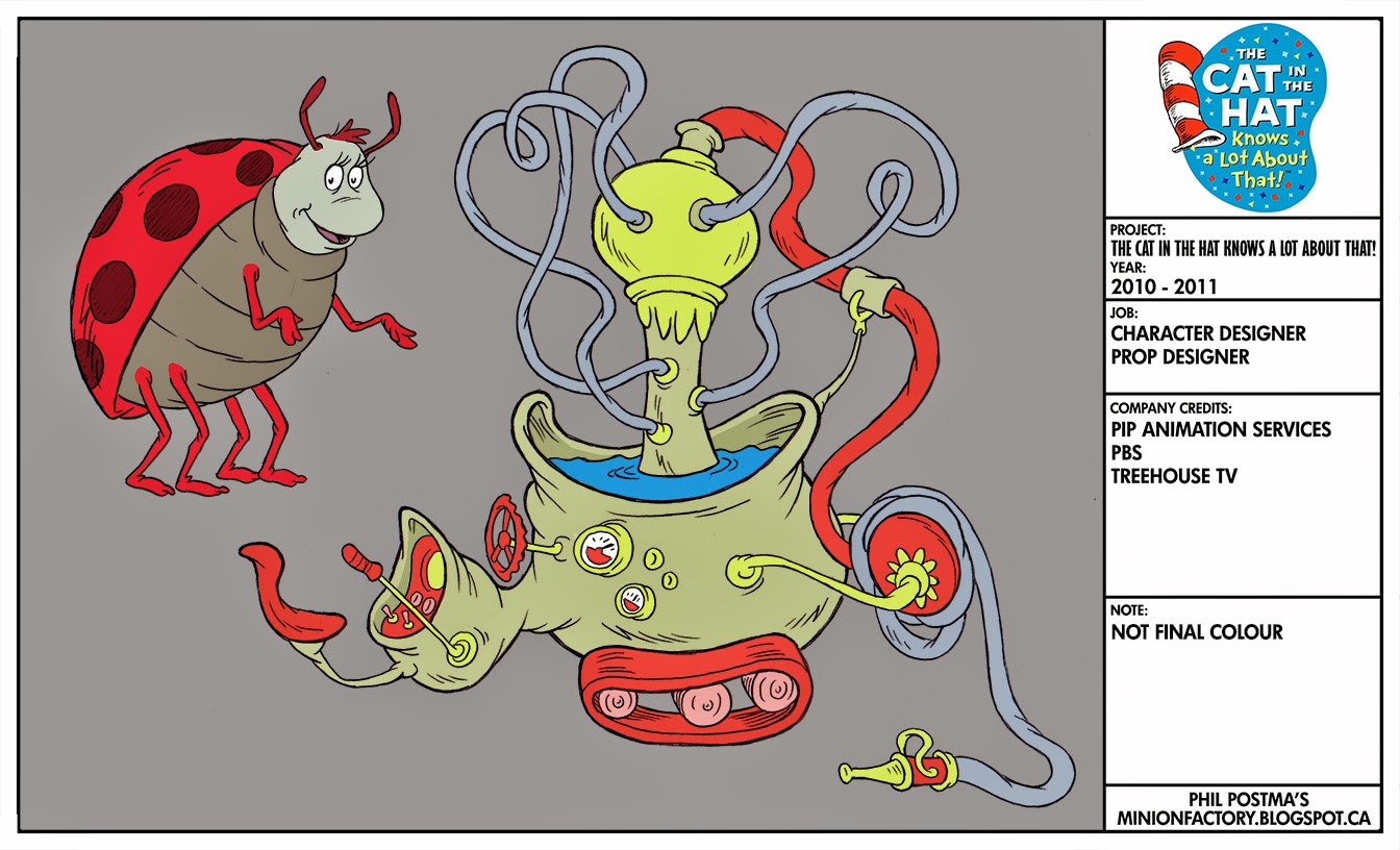MINION FACTORY: 2010, 2011 - The Cat in the Hat Knows A Lot About That!